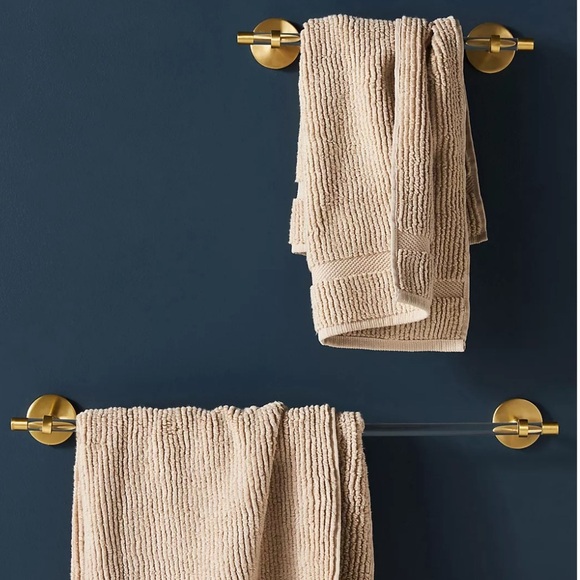 NWOT Anthropologie Mikayla Lucite Towel Bar - Picture 1 of 15